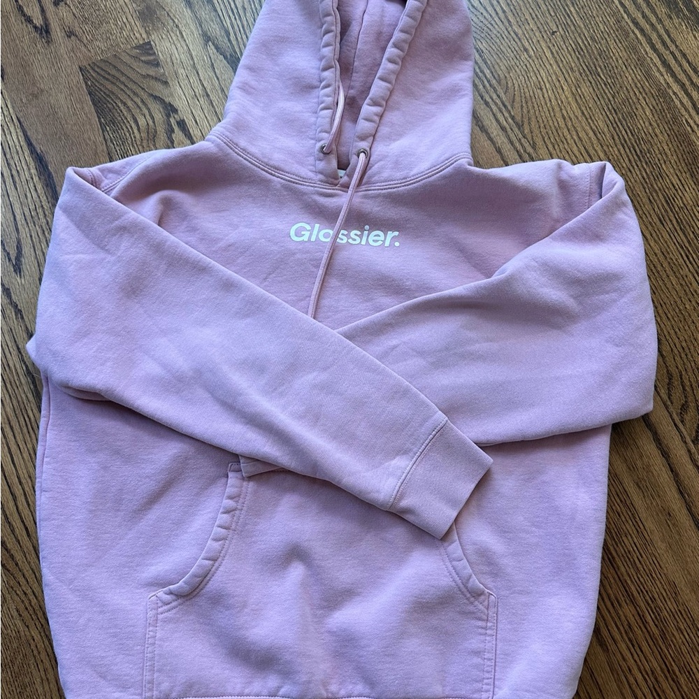 Glossier Pink Hoodie - Picture 3 of 8